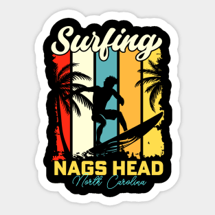 Surfing | Nags Head, North Carolina Sticker